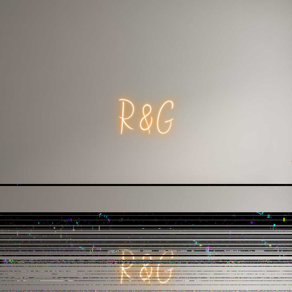 Custom Neon Sign Online Editor R & G