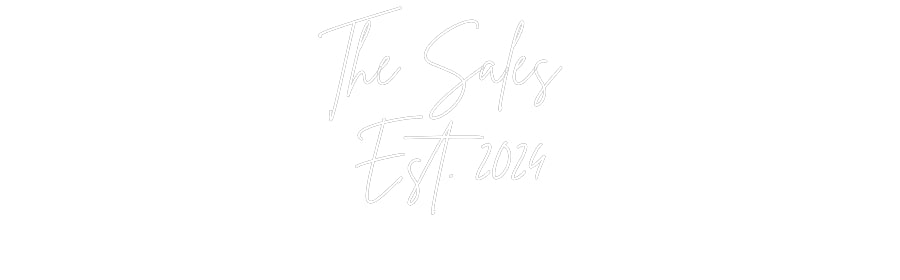 Custom Neon Sign Online Editor The Sales 
E...