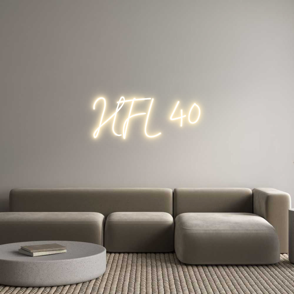 Custom Neon Sign Online Editor HFL 40