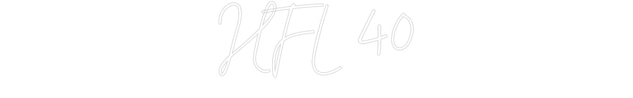 Custom Neon Sign Online Editor HFL 40