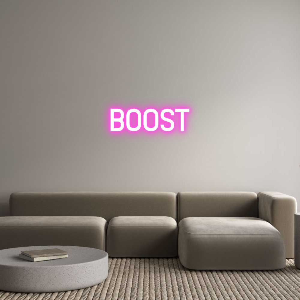 Custom Neon Sign Online Editor BOOST