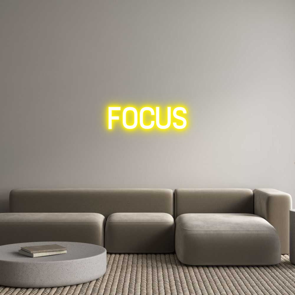 Custom Neon Sign Online Editor FOCUS