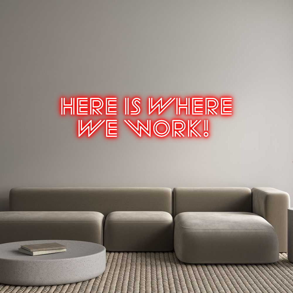 Custom Back Lit Neon Sign Online Editor Here is where...