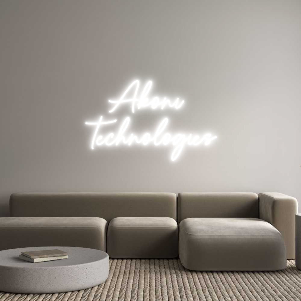 Custom Neon Sign Online Editor Akoni 
Techn...