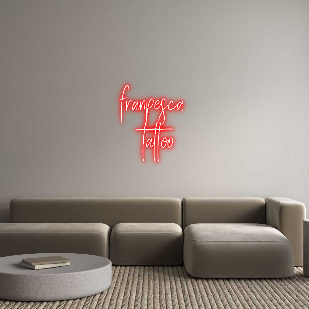 Custom Back Lit Neon Sign Online Editor franpesca 
t...