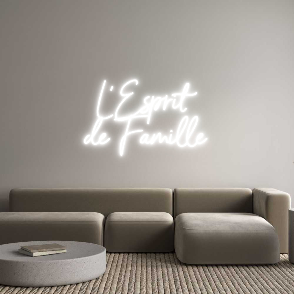 Custom Neon Sign Online Editor L'Esprit
de ...