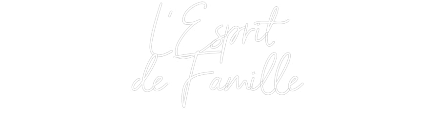 Custom Neon Sign Online Editor L'Esprit
de ...