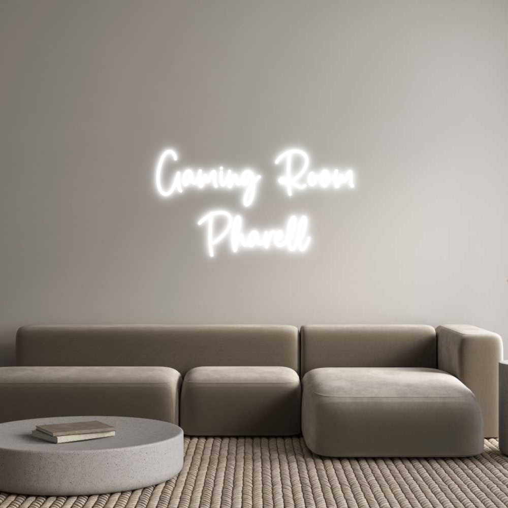 Custom Neon Sign Online Editor Gaming Room
...