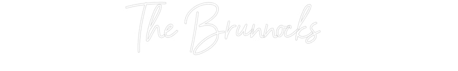 Custom Neon Sign Online Editor The Brunnocks