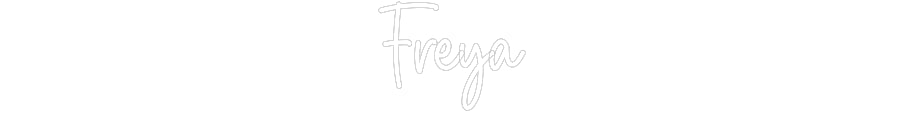 Custom Neon Sign Online Editor Freya