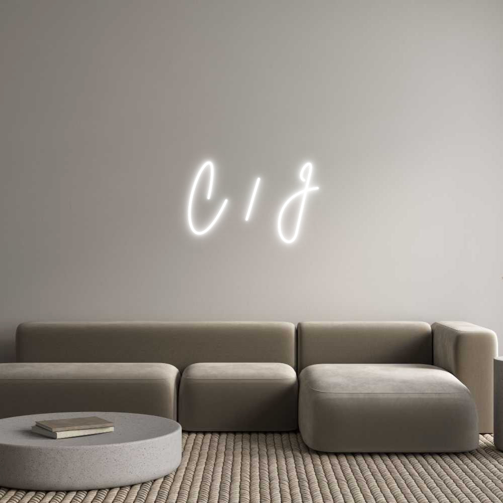 Custom Neon Sign Online Editor C | J