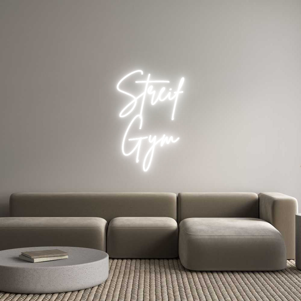 Custom Neon Sign Online Editor Streif
Gym