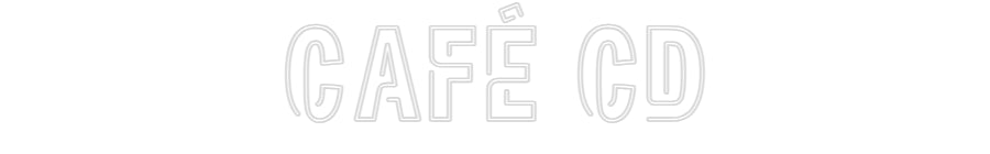 Custom Neon Sign Online Editor Café CD