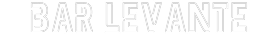 Custom Back Lit Neon Sign Online Editor BAR LEVANTE
