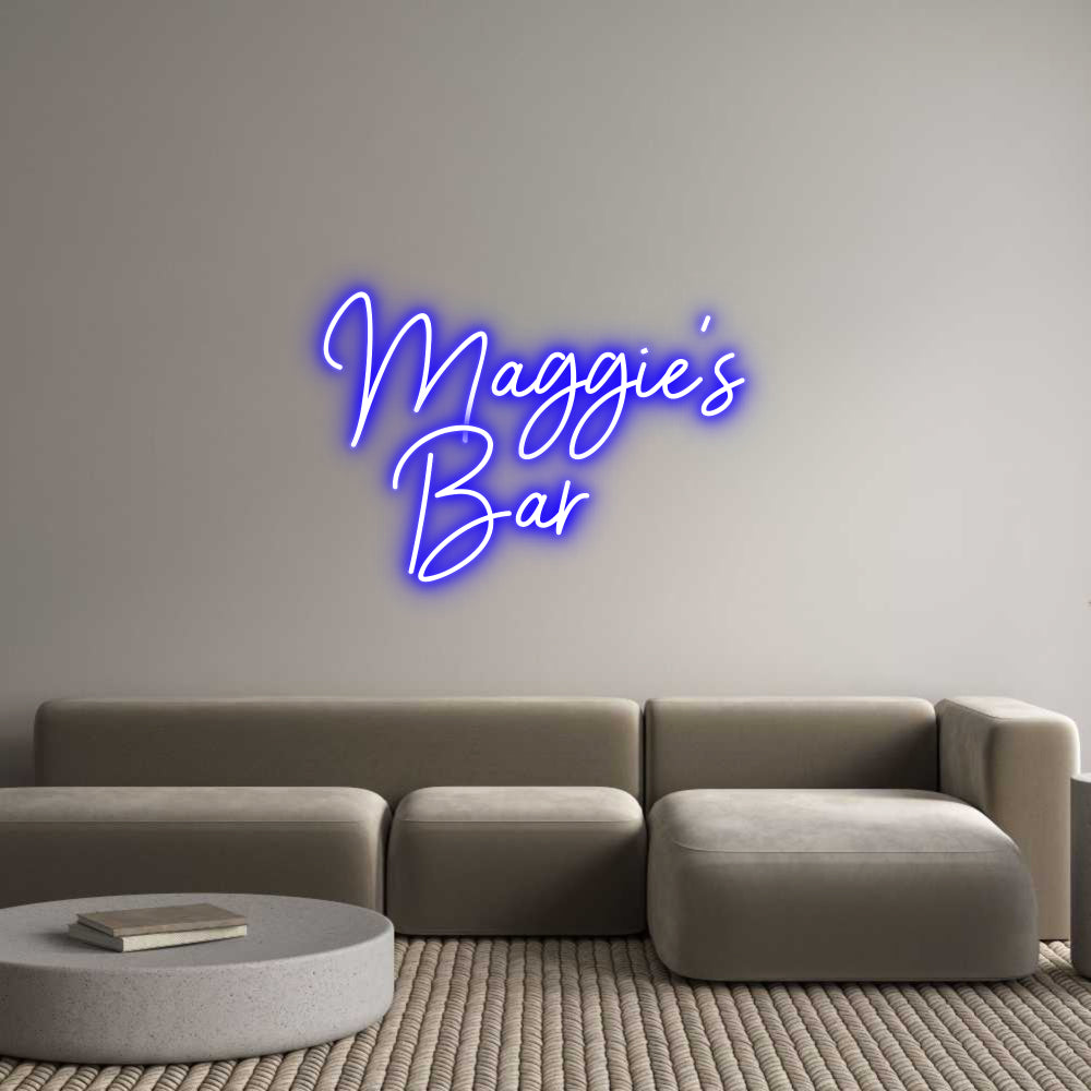 Custom Neon Sign Online Editor Maggie's 
  ...