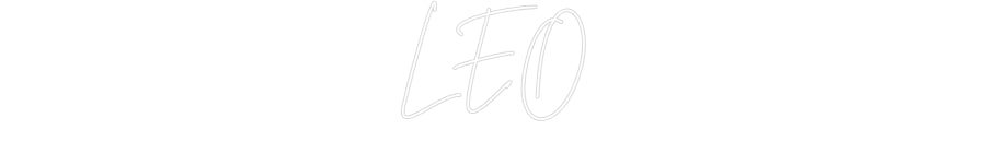 Custom Neon Sign Online Editor LEO