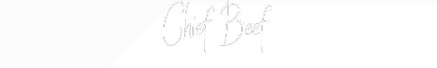 Custom Neon Sign Online Editor Chief Beef