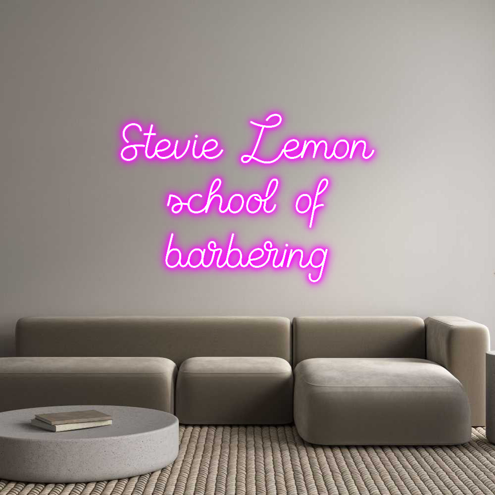 Custom Back Lit Neon Sign Online Editor Stevie Lemon
...