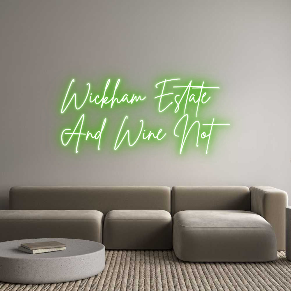 Custom Neon Sign Online Editor Wickham Estat...