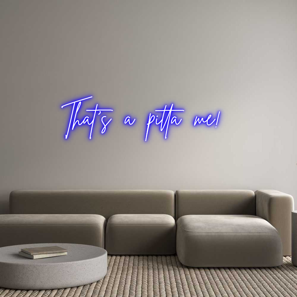 Custom Neon Sign Online Editor That’s a pitt...