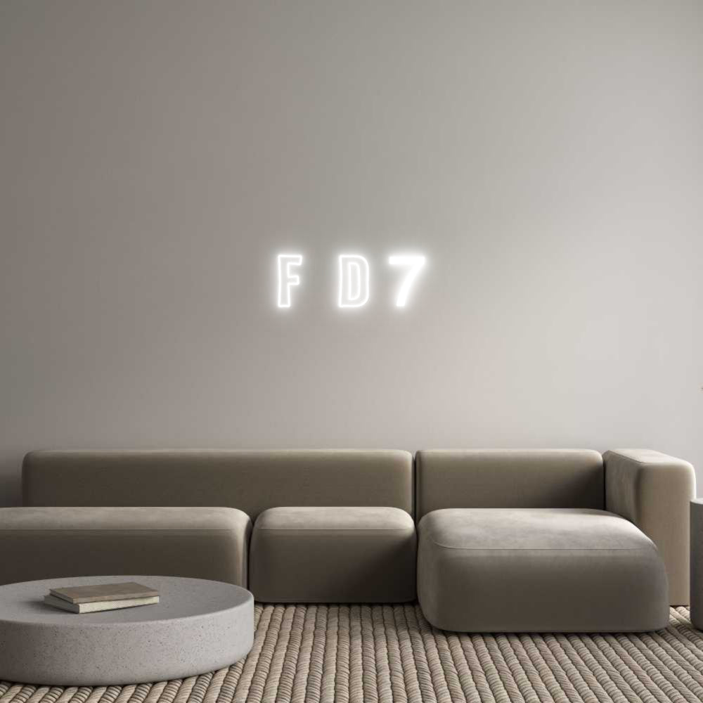 Custom Neon Sign Online Editor F D 7