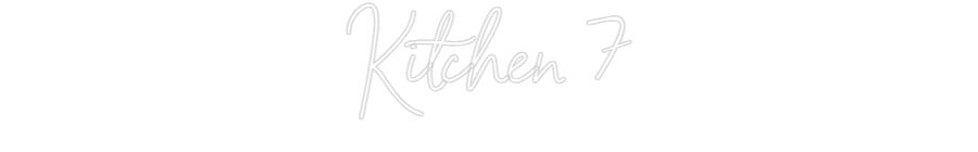 Custom Neon Sign Online Editor Kitchen 7