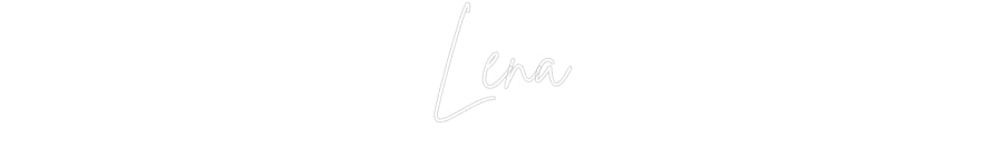 Custom Neon Sign Online Editor Lena