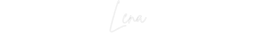Custom Neon Sign Online Editor Lena