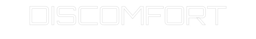 Custom Neon Sign Online Editor DISCOMFORT