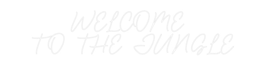 Custom Neon Sign Online Editor WELCOME 
TO ...