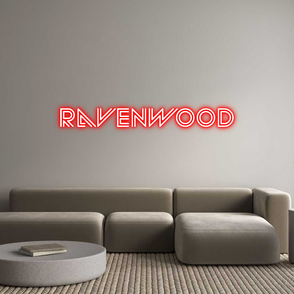Custom Neon Sign Online Editor Ravenwood