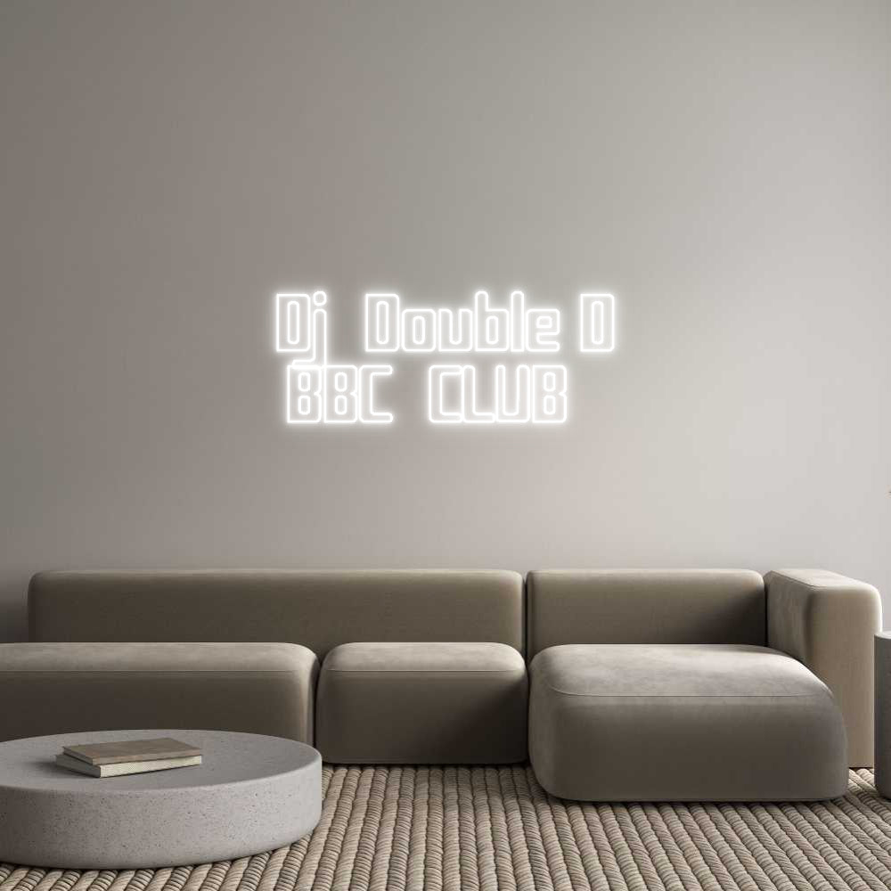 Custom Neon Sign Online Editor Dj Double D
...