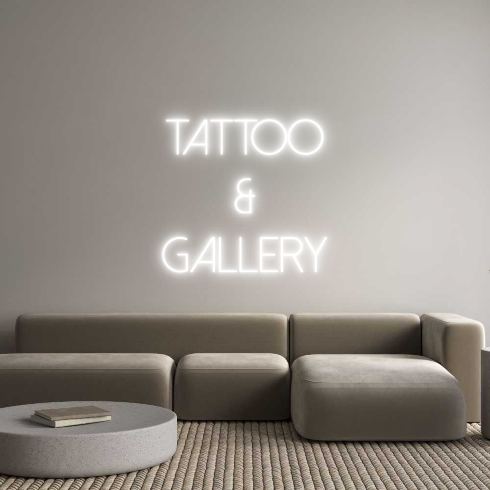 Custom Neon Sign Online Editor TATTOO
&
GA...