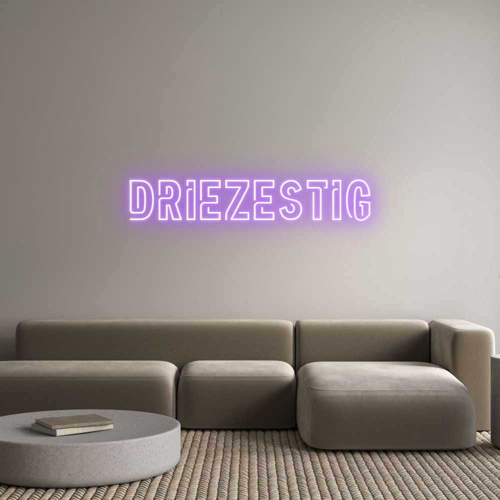Custom Neon Sign Online Editor Driezestig