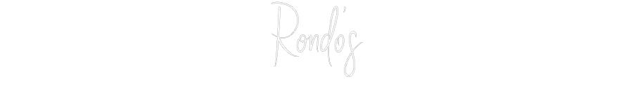 Custom Neon Sign Online Editor Rondo’s