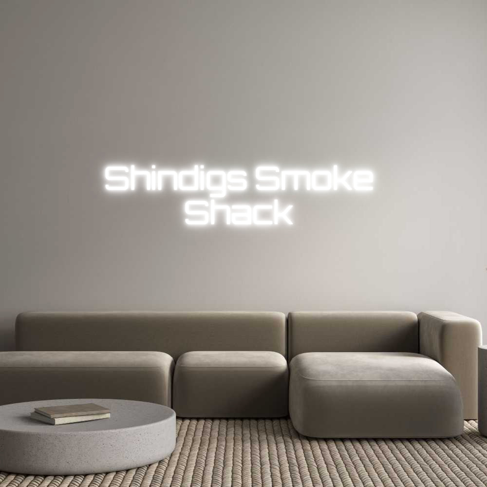 Custom Neon Sign Online Editor Shindigs Smok...