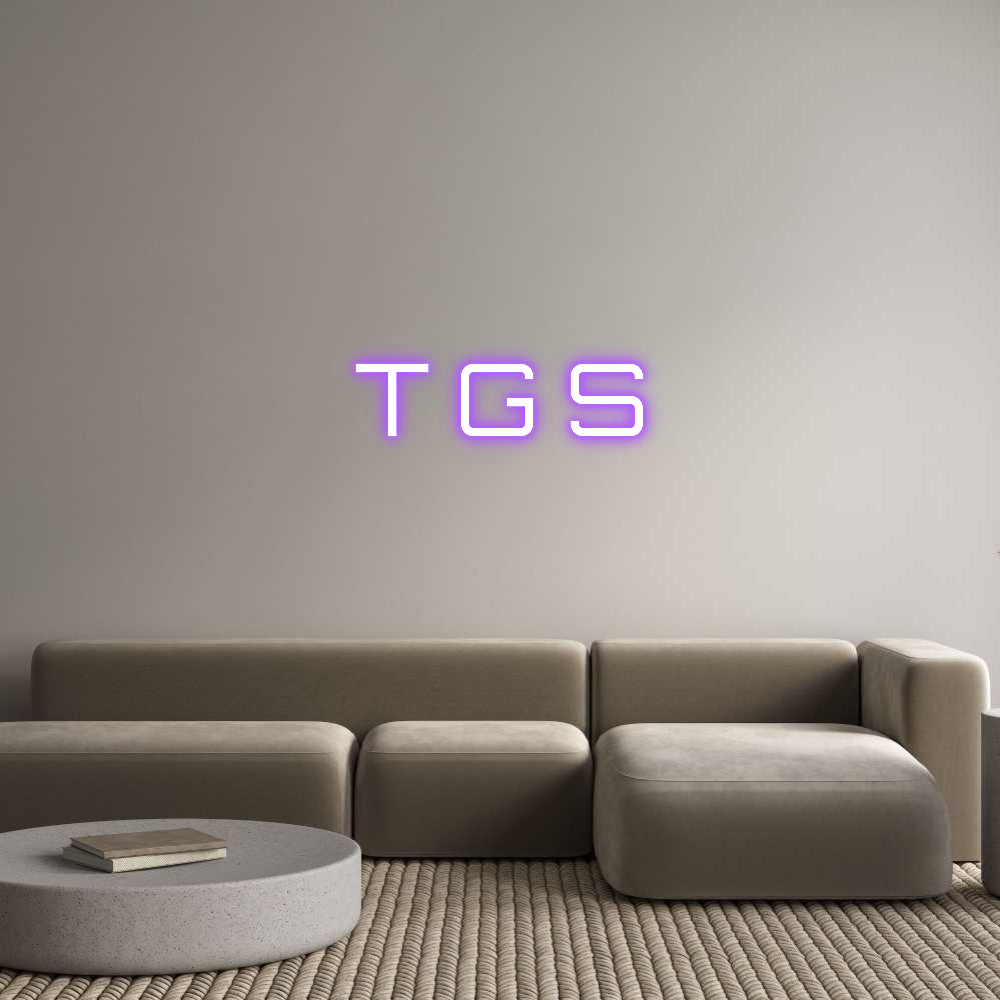 Custom Neon Sign Online Editor T G S