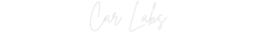 Custom Neon Sign Online Editor Car Labs