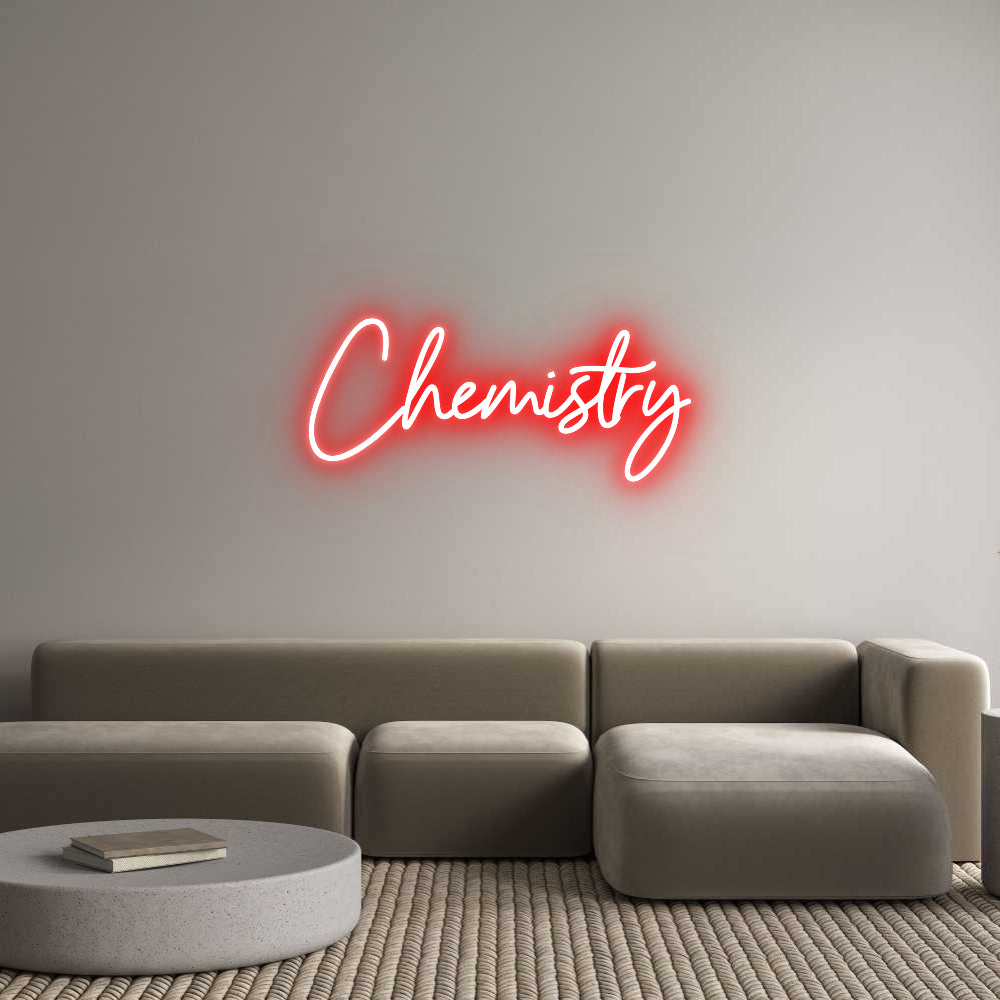 Custom Neon Sign Online Editor Chemistry