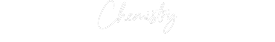 Custom Neon Sign Online Editor Chemistry