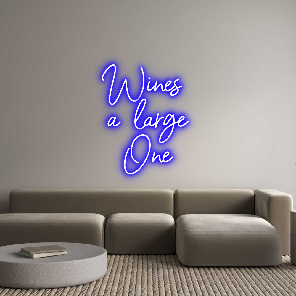 Custom Neon Sign Online Editor Wines 
a lar...