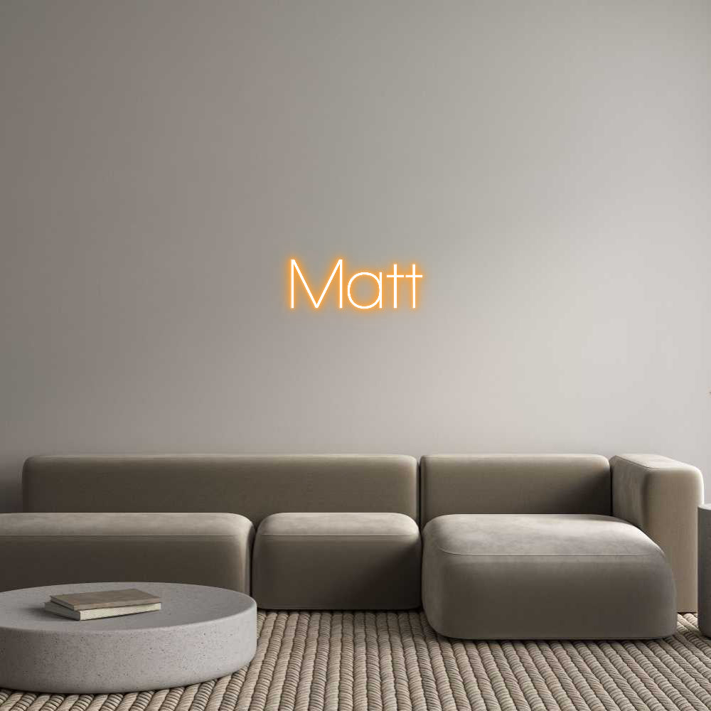 Custom Neon Sign Online Editor Matt