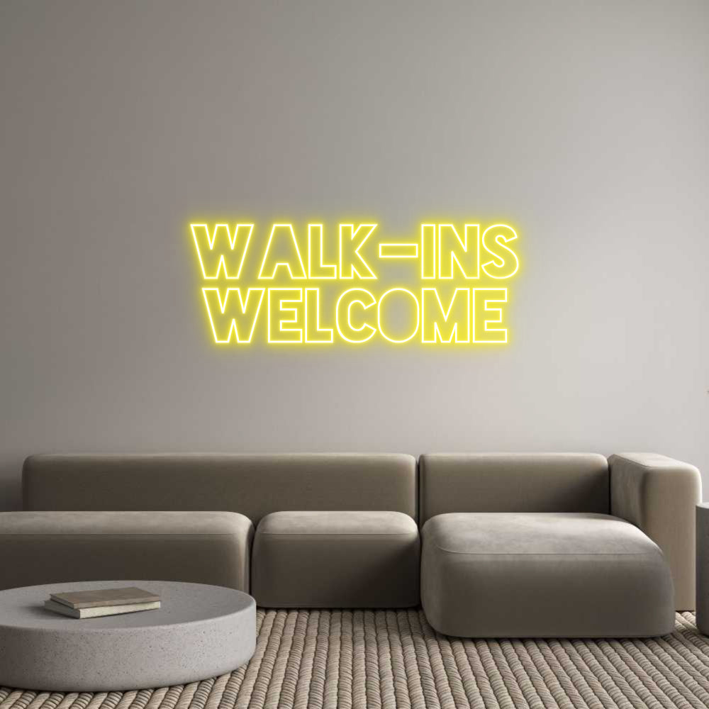 Custom Neon Sign Online Editor Walk-ins
Wel...