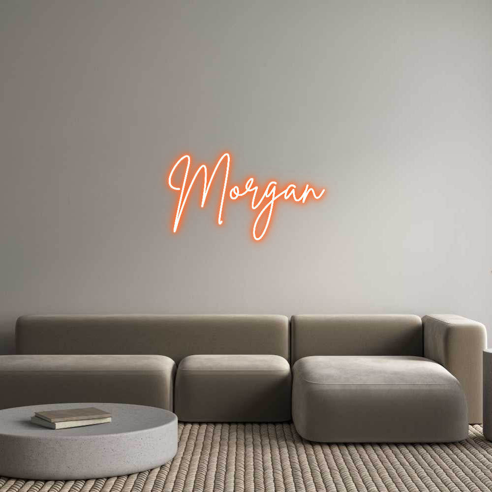 Custom Neon Sign Online Editor Morgan