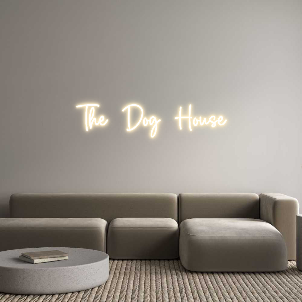Custom Neon Sign Online Editor The Dog House
