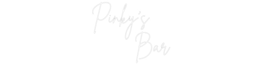 Custom Neon Sign Online Editor Pinky's
    ...