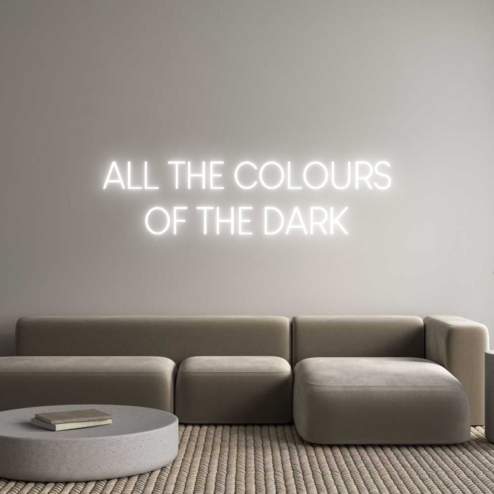 Custom Neon Sign Online Editor ALL THE COLOU...