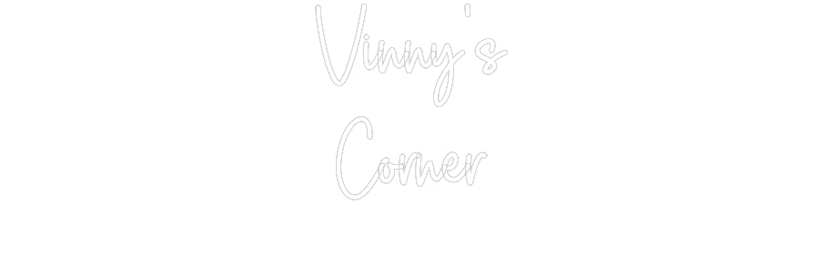 Custom Neon Sign Online Editor Vinny’s
Corner