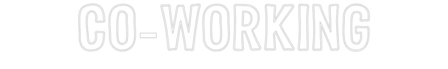 Custom Neon Sign Online Editor CO-WORKING