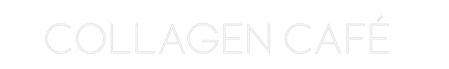 Custom Neon Sign Online Editor Collagen Café